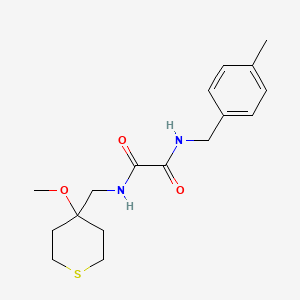 N1-((4-methoxytetrahydro-2H-thiopyran-4-yl)methyl)-N2-(4-methylbenzyl)oxalamide