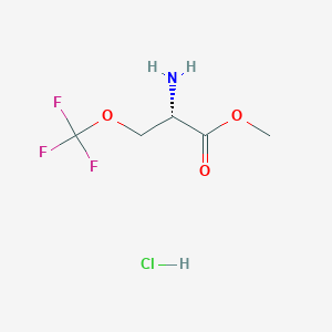 Methyl (2S)-2-amino-3-(trifluoromethoxy)propanoate;hydrochloride