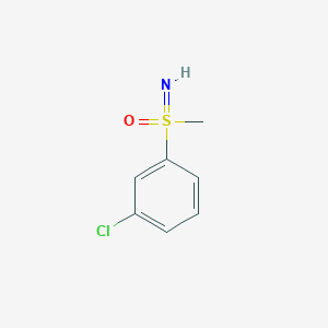 molecular formula C7H8ClNOS B2982620 1-氯-3-(S-甲基磺酰亚氨基)苯 CAS No. 22133-00-2