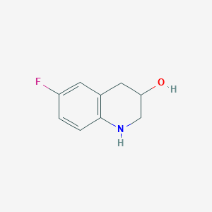 molecular formula C9H10FNO B2982621 6-氟-1,2,3,4-四氢喹啉-3-醇 CAS No. 1513216-64-2
