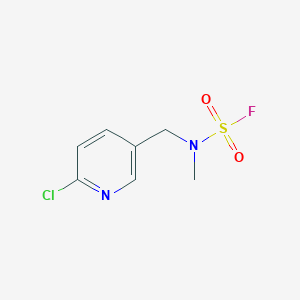 N-[(6-Chloropyridin-3-yl)methyl]-N-methylsulfamoyl fluoride