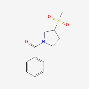 (3-(Methylsulfonyl)pyrrolidin-1-yl)(phenyl)methanone