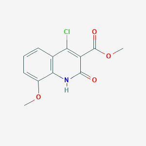 Methyl 4-chloro-8-methoxy-2-oxo-1H-quinoline-3-carboxylate