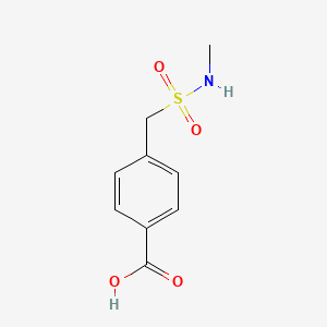 molecular formula C9H11NO4S B2982790 4-[(甲磺酰胺)甲基]苯甲酸 CAS No. 1099184-20-9