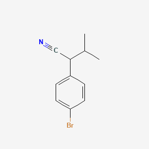 molecular formula C11H12BrN B2982791 2-(4-Bromophenyl)-3-methylbutanenitrile CAS No. 51632-12-3