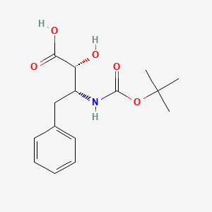 molecular formula C15H21NO5 B2982865 (2R,3R)-3-(Boc-amino)-2-hydroxy-4-phenylbutyric acid CAS No. 77171-41-6