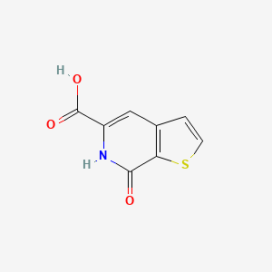 molecular formula C8H5NO3S B2982883 7-氧代-6,7-二氢噻吩并[2,3-c]吡啶-5-羧酸 CAS No. 60249-01-6