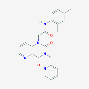 N-(2,4-dimethylphenyl)-2-(2,4-dioxo-3-(pyridin-2-ylmethyl)-3,4-dihydropyrido[3,2-d]pyrimidin-1(2H)-yl)acetamide