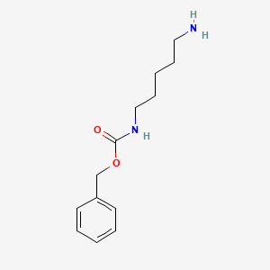 molecular formula C13H20N2O2 B2982965 Benzyl 5-aminopentylcarbamate CAS No. 18807-74-4; 69747-36-0