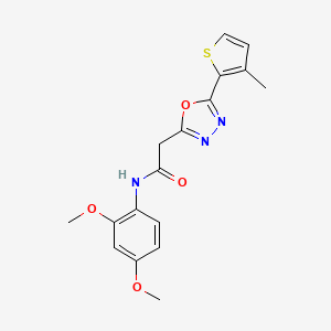 N-[4-(aminocarbonyl)phenyl]-3-methyl-5-{[(4-methylphenyl)amino]sulfonyl}-1H-pyrazole-4-carboxamide