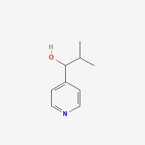 molecular formula C9H13NO B2983061 2-Methyl-1-(pyridin-4-yl)propan-1-ol CAS No. 172219-15-7