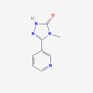 4-methyl-3-(pyridin-3-yl)-4,5-dihydro-1H-1,2,4-triazol-5-one