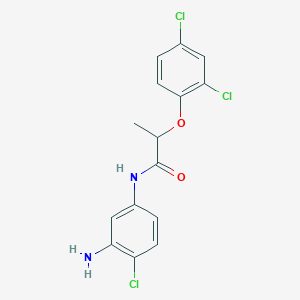 N-(3-amino-4-chlorophenyl)-2-(2,4-dichlorophenoxy)propanamide