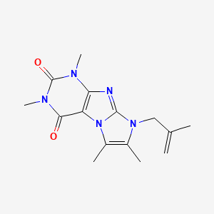 2,4,7,8-Tetramethyl-6-(2-methylprop-2-enyl)purino[7,8-a]imidazole-1,3-dione