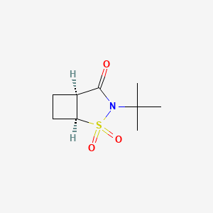 molecular formula C9H15NO3S B2983163 (1S,5S)-3-Tert-butyl-2,2-dioxo-2lambda6-thia-3-azabicyclo[3.2.0]heptan-4-one CAS No. 2490314-12-8