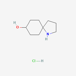 molecular formula C9H18ClNO B2983165 cis-1-Azaspiro[4.5]decan-8-ol hydrochloride CAS No. 2098016-73-8