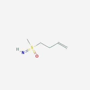 molecular formula C5H11NOS B2983177 But-3-en-1-yl(imino)(methyl)-l6-sulfanone CAS No. 2219375-08-1