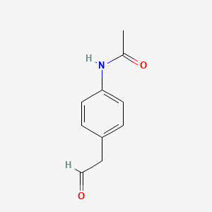 molecular formula C10H11NO2 B2983241 N-[4-(2-氧代乙基)苯基]乙酰胺 CAS No. 1085309-04-1