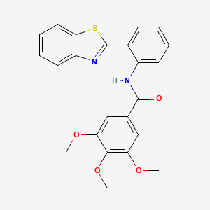 N-[2-(1,3-benzothiazol-2-yl)phenyl]-3,4,5-trimethoxybenzamide