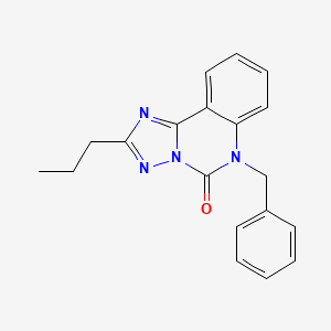 6-Benzyl-2-propyl-[1,2,4]triazolo[1,5-c]quinazolin-5-one