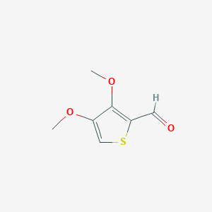 molecular formula C7H8O3S B2983290 3,4-Dimethoxythiophene-2-carbaldehyde CAS No. 51792-38-2
