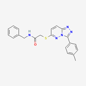 N-benzyl-2-((3-(p-tolyl)-[1,2,4]triazolo[4,3-b]pyridazin-6-yl)thio)acetamide