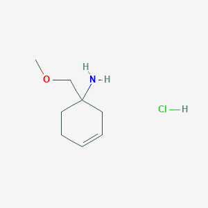 1-(Methoxymethyl)cyclohex-3-en-1-amine hydrochloride