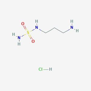 molecular formula C3H12ClN3O2S B2983344 (3-Aminopropyl)(sulfamoyl)amine hydrochloride CAS No. 1225190-03-3