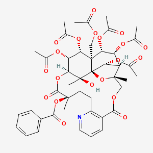 molecular formula C45H51NO20 B2983425 Wilfornine A CAS No. 345954-00-9