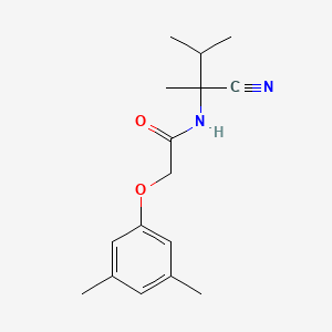 molecular formula C16H22N2O2 B2983429 N-(1-cyano-1,2-dimethylpropyl)-2-(3,5-dimethylphenoxy)acetamide CAS No. 1090675-76-5