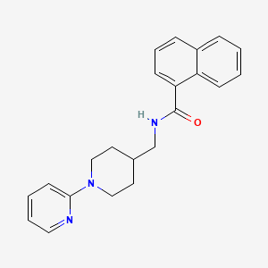 N-((1-(pyridin-2-yl)piperidin-4-yl)methyl)-1-naphthamide