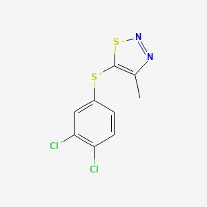 5-[(3,4-Dichlorophenyl)sulfanyl]-4-methyl-1,2,3-thiadiazole