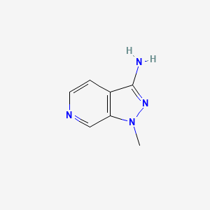 B2983538 1-methyl-1H-pyrazolo[3,4-c]pyridin-3-amine CAS No. 1557979-67-5