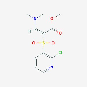 methyl (2E)-2-[(2-chloropyridin-3-yl)sulfonyl]-3-(dimethylamino)acrylate