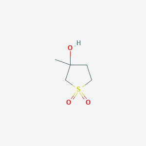 molecular formula C5H10O3S B2983594 3-Hydroxy-3-methyl-1lambda6-thiolane-1,1-dione CAS No. 873-81-4