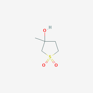 molecular formula C5H10O3S B2983594 3-羟基-3-甲基-1lambda6-噻烷-1,1-二酮 CAS No. 873-81-4