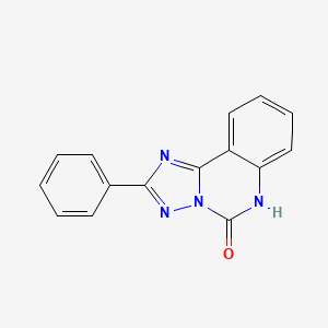 2-phenyl-5H,6H-[1,2,4]triazolo[1,5-c]quinazolin-5-one