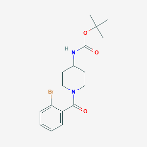 tert-Butyl 1-(2-bromobenzoyl)piperidin-4-ylcarbamate