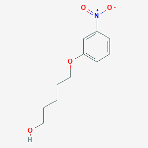 molecular formula C11H15NO4 B2983641 5-(3-Nitrophenoxy)pentan-1-ol CAS No. 60222-80-2