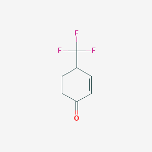 molecular formula C7H7F3O B2983661 4-(Trifluoromethyl)cyclohex-2-en-1-one CAS No. 81206-69-1