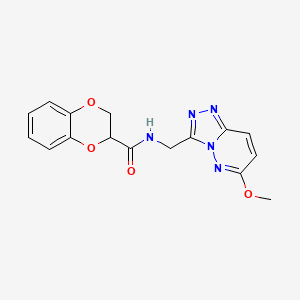 N-((6-methoxy-[1,2,4]triazolo[4,3-b]pyridazin-3-yl)methyl)-2,3-dihydrobenzo[b][1,4]dioxine-2-carboxamide