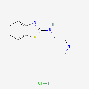 N1,N1-dimethyl-N2-(4-methylbenzo[d]thiazol-2-yl)ethane-1,2-diamine hydrochloride