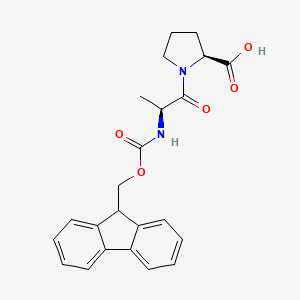 molecular formula C23H24N2O5 B2983687 Fmoc-Ala-Pro-OH CAS No. 186023-44-9