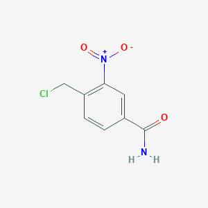 4-(Chloromethyl)-3-nitrobenzamide