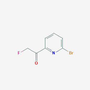 molecular formula C7H5BrFNO B2983718 1-(6-Bromopyridin-2-yl)-2-fluoroethanone CAS No. 1093880-25-1