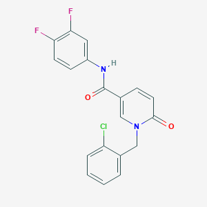 1-(2-chlorobenzyl)-N-(3,4-difluorophenyl)-6-oxo-1,6-dihydropyridine-3-carboxamide