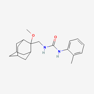 molecular formula C20H28N2O2 B2983730 1-(((1R,3S,5r,7r)-2-甲氧基金刚烷-2-基)甲基)-3-(邻甲苯基)脲 CAS No. 1797561-91-1