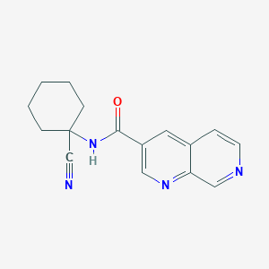 N-(1-Cyanocyclohexyl)-1,7-naphthyridine-3-carboxamide