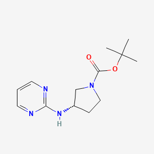 (S)-3-(Pyrimidin-2-ylamino)-pyrrolidine-1-carboxylic acid tert-butyl ester