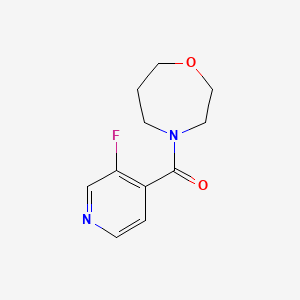 molecular formula C11H13FN2O2 B2983758 (3-Fluoropyridin-4-yl)(1,4-oxazepan-4-yl)methanone CAS No. 1593046-95-7